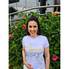 Camiseta Cristã - 2021 O SENHOR VOLVA SEU ROSTO PARA TI E TE DÊ A PAZ Camiseta Cristã - 2021 O SENHOR VOLVA SEU ROSTO PARA TI E TE DÊ A PAZ