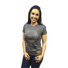 Camiseta Cristã - Alfa e Omega Estampa em Gel Camiseta Cristã - Alfa e Omega Estampa em Gel