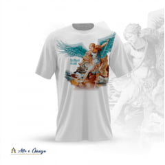 Camiseta Cristã - São Miguel Arcanjo Camiseta Cristã - São Miguel Arcanjo