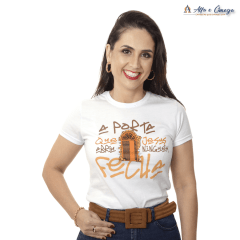 Camisetas Cristãs - A Porta que Jesus abre ninguém fecha Camisetas Cristãs - A Porta que Jesus abre ninguém fecha