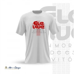 KIT 3 CAMISETAS CRISTÃS - ELE VIVE - ORAÇÃO BRANCA - A PORTA KIT 3 CAMISETAS CRISTÃS - ELE VIVE - ORAÇÃO BRANCA - A PORTA