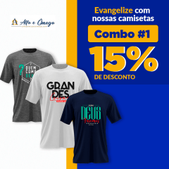 Combo #1 camisetas CRISTÃS Combo #1 camisetas CRISTÃS
