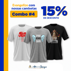 combo #4 camisetas cristãs combo #4 camisetas cristãs
