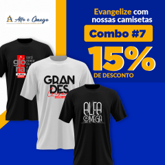combo #7 camisetas cristãs combo #7 camisetas cristãs