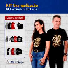 KIT'S 1 CAMISETAS "EM TODAS AS COISAS" + KIT 5 PEÇAS KIT'S 1 CAMISETAS "EM TODAS AS COISAS" + KIT 5 PEÇAS